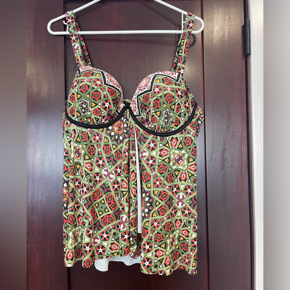 Swimsuits For All Flyaway Underwire Tankini size 16
